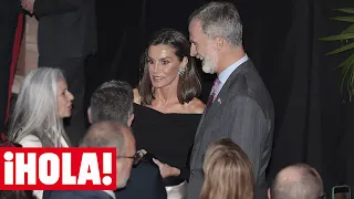 Los reyes Felipe y Letizia reciben a la comunidad española en los Países Bajos en su viaje de Estado