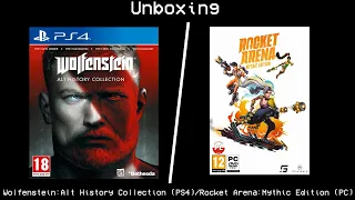 Unboxing Wolfenstein:Alt History Collection (PS4)/Rocket Arena:Mythic Edition (PC)