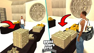 Real Bank in GTA San Andreas!(Bank Robbery)