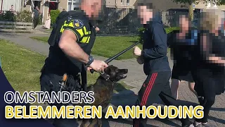 POLITIE - Omstanders belemmeren aanhouding - Inzet politiehond - Politie Almere