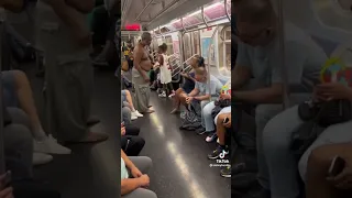 Homeless Man Takes Woman’s Food on Train Pt.1