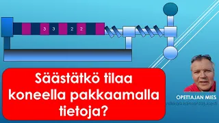 Miten paljon voit säästää tilaa koneella pakkaamalla tietoja?