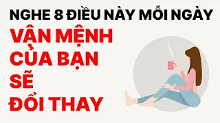 Nghe 8 lời này mỗi tối trước khi đi ngủ, vận mệnh của bạn sẽ thay đổi | MỖI NGÀY 1 TRANG SÁCH