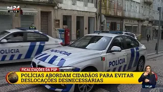 PSP aborda portuenses para evitar deslocações desnecessárias