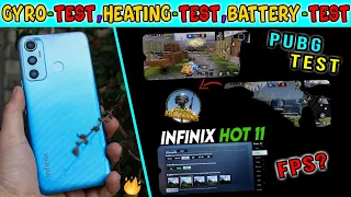 Infinix Hot 11 Pubg Test | Infinix Hot 11 PUBG Sensitivity | Gyro, Heating & Battery Test | Hot 11