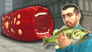 TRAIN EATER IS AFTER ME! - Garry's Mod Gameplay