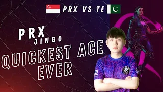 Quickest Ace By PRX jinggg || TEC INVITATIONAL SHOWDOWN ||