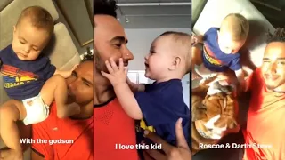 The Cutest Kid In The World! (My Godson Darth Steve) + My Dogs Coco + Roscoe | Lewis Hamilton Vlogs