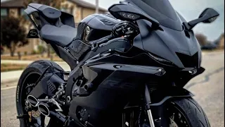 2020 Matte Black YAMAHA YZF R6 Toce Exhaust System Sound (Walkaround, Warm Up Sound, FlyBy)