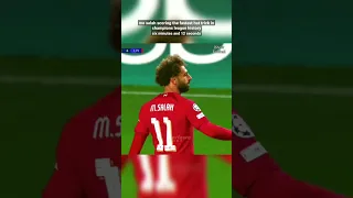 Mo Salah scoring the fastest hat trick in Champions League history | Liverpool vs Rangers