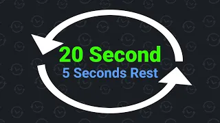 20 Second Interval Timer with 5 Seconds Rest