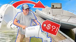 How I Acquired a Sunken Boat for FREE (AND Got it Running)!