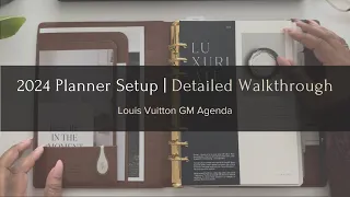 2024 Planner Setup + Flip-through | LV Agenda | The Planner Aisle