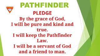 PATHFINDER Aim Motto Pledge Law All Nations Conquerers video