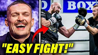 Oleksandr Usyk REACTS To NEW Tyson Fury Training Footage!