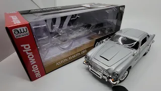 auto world 1965 Aston Martin DB5 1/18 Unboxing & First Impressions