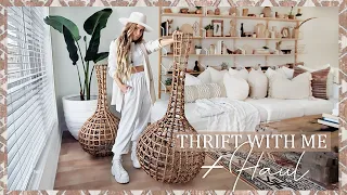 COME THRIFT WITH ME & HAUL | VLOG | BOHO HOME DECOR & CLOTHING