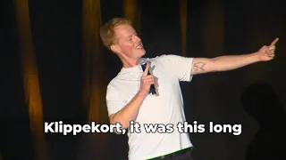 Conrad remembers klippekort - funny English comedian talks about Denmark 🇩🇰