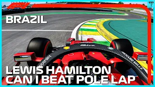 CAN I BEAT LEWIS HAMILTON'S F1 2021 SAO PAULO GP POLE LAP?