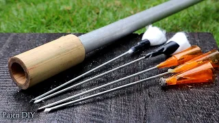 DIY Blowgun Hunting Darts - How To Make Powerful Blowgun Darts