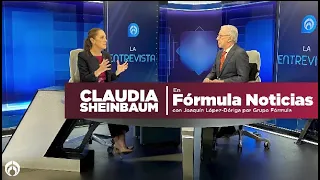 Platiqué sobre el inicio de la construcción del segundo piso de la transformación con López-Dóriga.