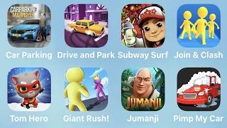 Car Parking, Drive and Park,Subway Surfers and More Games iPad Gameplay