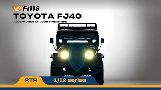 FMS 1:10 TOYOTA FJ40: Classic Adventure in Your Hands 🚙🏞️