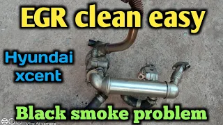 EGR cleaning black smoke problem Hyundai xcent