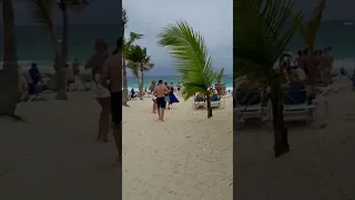 Лучший пляж в Доминикане. Район Пунта Кана  Баваро. Bavaro beach #shorts