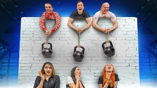 LAST TO DROP WEIGHTS on GIRLFRIEND'S HEAD Challenge WINS $2000!