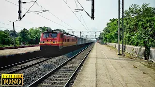 Dirty HWH WAP-4 skips Nalpur swiftly | 22808 MGR Chennai Central Santragachi AC Exp | INDIAN RAILWAY