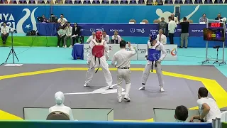 Salaev Shukhrat (UZB) Kartal Hüseyin (TUR) 2022 5th ISLAMIC SOLIDARITY GAMES 80 kg FINAL