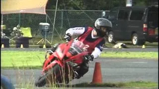 2012 10 7 Dunlop Moto Gymkhana JAPAN 志賀選手 CBR600RR heat 2