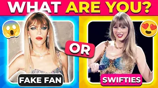 🤷‍♀️Which Taylor Swift Fan are you? 🎶📝Swiftie Test🎸Music Quiz