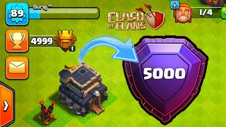 Just 1 Trophy Need To Reach Legend League On Th9 | Finally Did It.