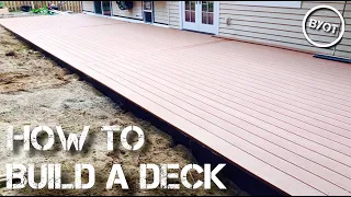 HOW TO BUILD A DECK : START TO FINISH (Part 2 of 2)