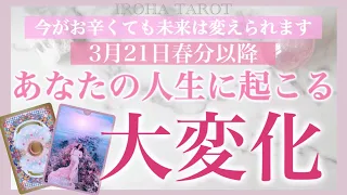 春分🌸安心して下さい。いよいよ人生が大変化を迎える時✨あなたに最高の未来が待っているようです。個人鑑定級深掘りリーディング［ルノルマンタロットオラクルカード］