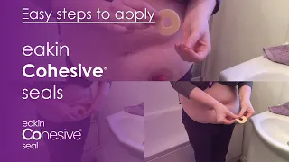 Easy steps to apply eakin Cohesive seals