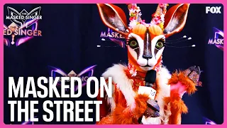 Gazelle Hears Audience Guesses in Masked on the Street | Season 10 | The Masked Singer