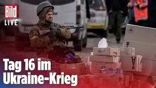 🔴 Ukraine-Krieg: Alt-Kanzler Schröder trifft Kreml-Chef Putin – Tag 16 | BILD Live