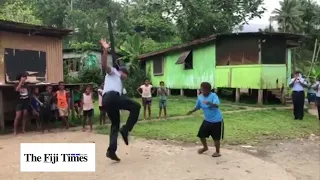 NEW YEAR CHEER | Fiji Police Entertain Wailoku Village Residents