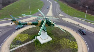 Mi-24 helikopteres Emlékmű, Szolnok (eXperiDrone)