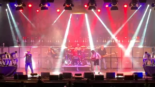 It's A Long Way To The Top performed by "We Salute You" AC/DC Tribute Band & Saskia Konz (bagpipe)