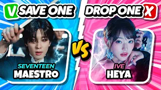 SAVE 1 DROP 1 KPOP SONG 👦👱‍♀️ (BOYGROUP VS GIRLGROUP) 🎵 ANSWER - KPOP QUIZ 🎮