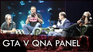 GTA V QnA Panel With Michael, Trevor and Franklin Actors At Comic Con London 2018