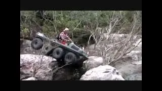 CRAZY DRUNK DRIVER SCALES HUGE BOULDERS AND NEARLY KILLS HIMSELF !