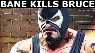Bane Kills Bruce Wayne - BATMAN Telltale Season 2 The Enemy Within