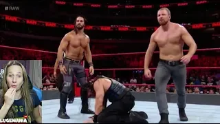 WWE Raw 9/17/18 No DQ Roman vs Baron Corbin