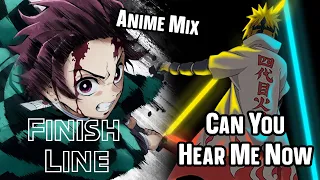 #Amv Anime Mix ~ Finish Line X Can You Hear Me Now Skillet & The Score | Anime MV [Switching Vocals]