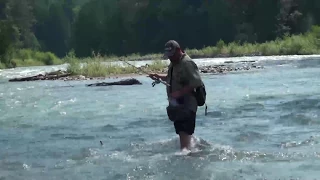 Salmon Fishing The Chilliwack River - Fishing with Bent Rod